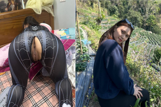 Em diện quần hở bím để dễ đụ